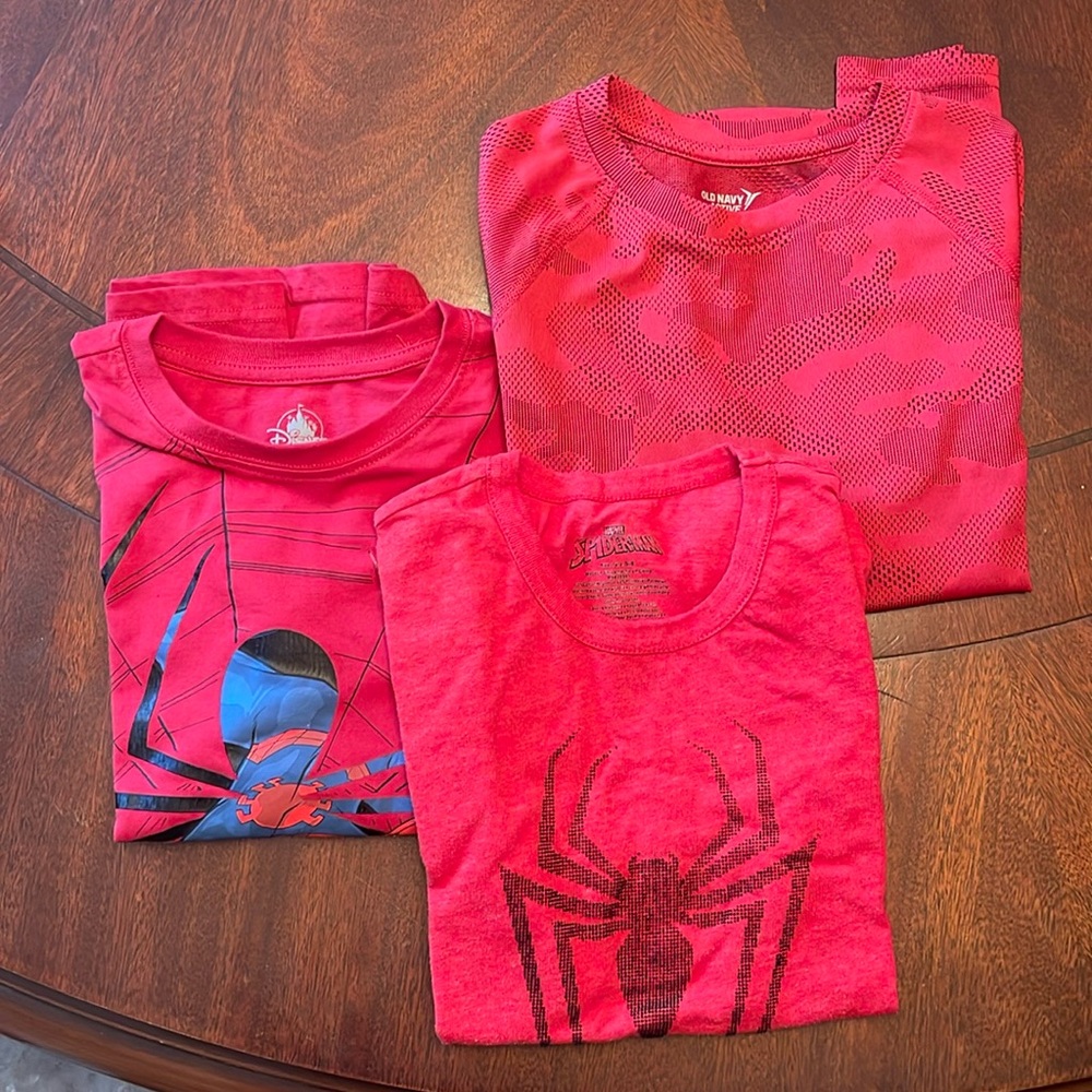 Lot * Spider-man long & short sleeve shirts, old Navy active long sleeve